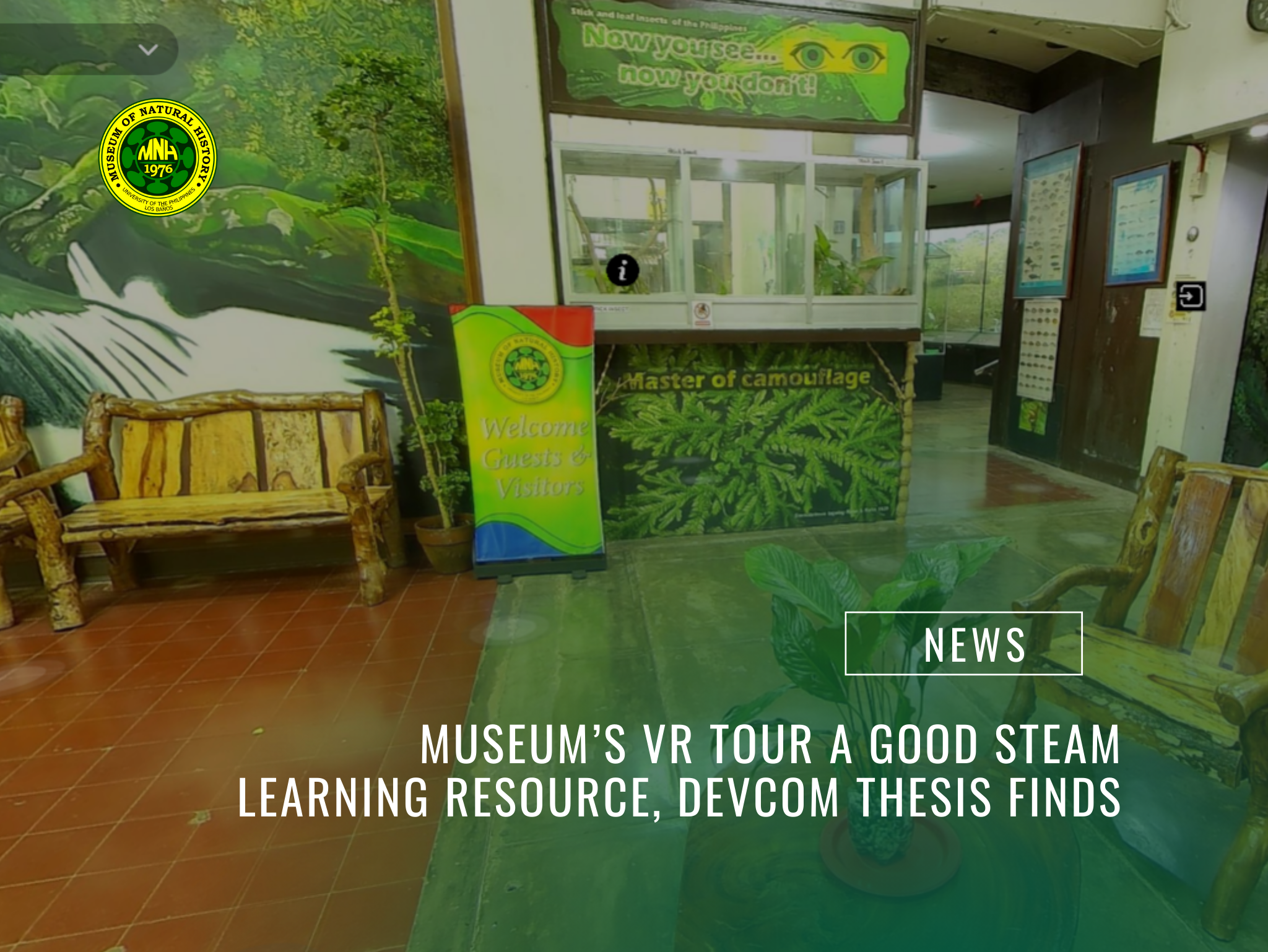 Museum’s VR tour a good STEAM learning resource, DevCom thesis finds